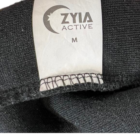 ZYIA Black Leopard Flying V Fleece Jacket Sherpa Teddy Bomber - Picture 9 of 14